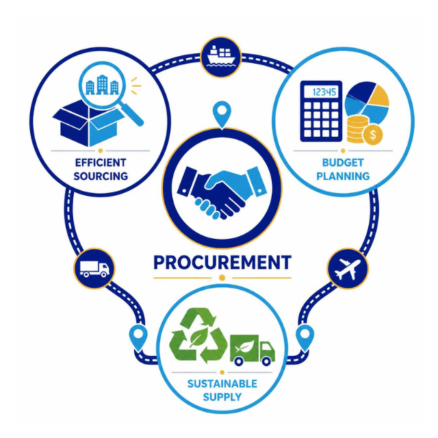 Procurement Strategies - efficient sourcing, budget planning and sustainable supply